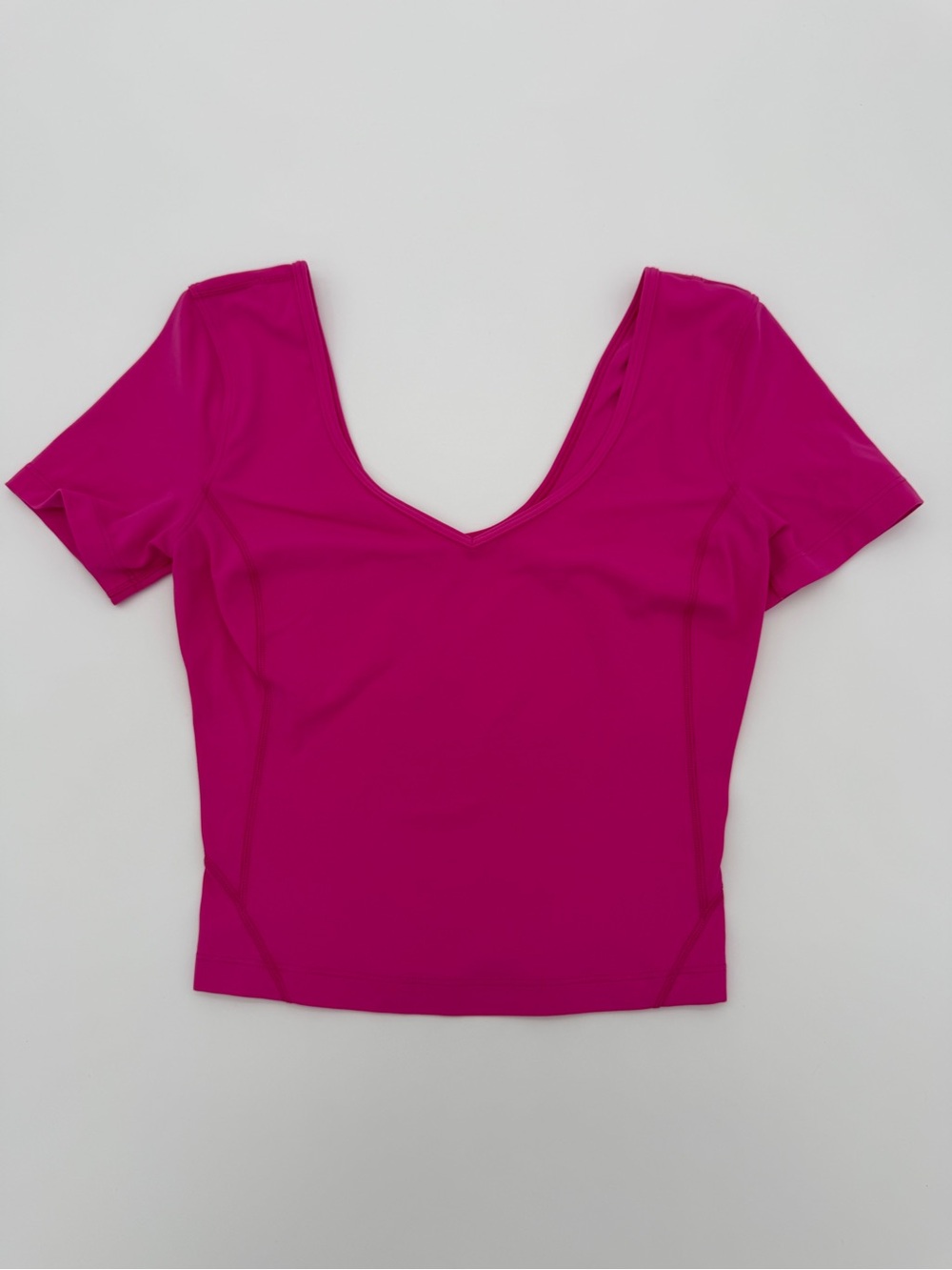 NWOT | Lululemon Women’s Pink Short Sleeve Athletic Top | Size 2 | Yoga Gym Work